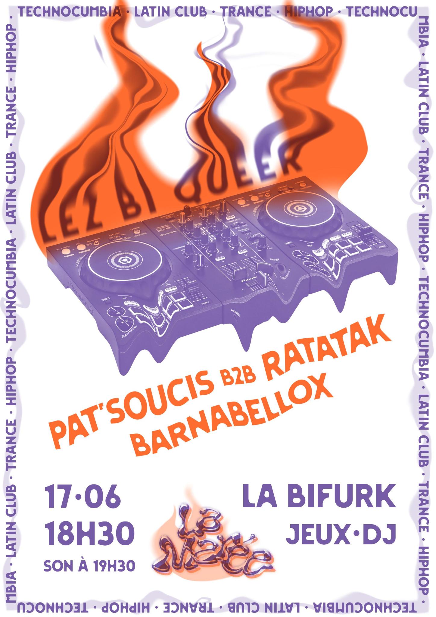 affiche soiree lezbiqeer